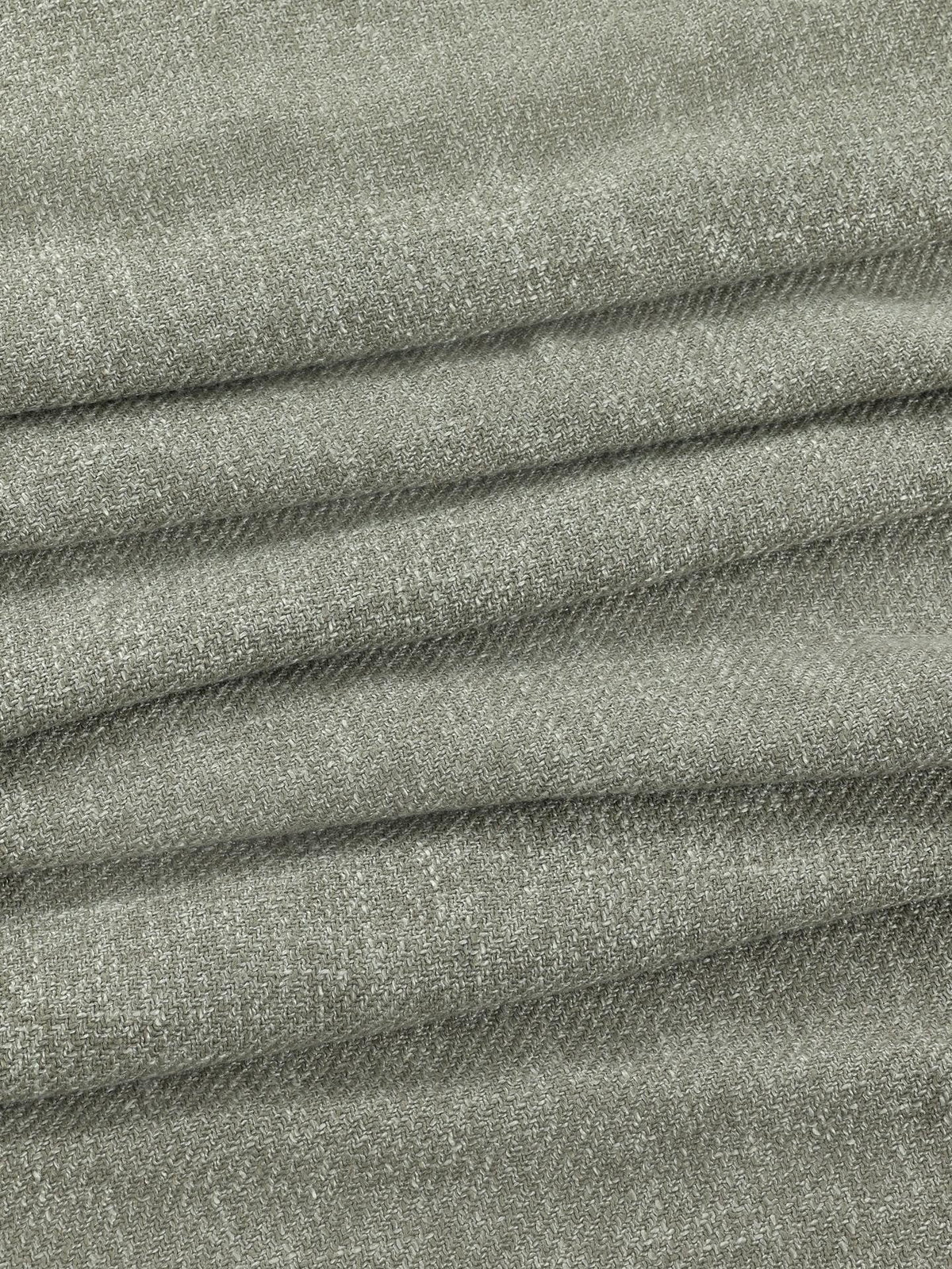 John Lewis Rustic Blackout Pencil Pleat Curtains 228 x 228cm - Laurel Green