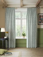 John Lewis Marlow Pair Lined Pencil Pleat Curtains W228 x Drop137cm Duck Egg