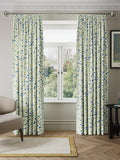 John Lewis x Iversen Floret Blackout Pencil Pleat Curtains 167x228cm Glacier