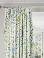 John Lewis x Iversen Floret Blackout Pencil Pleat Curtains 167x228cm Glacier