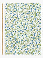 John Lewis x Iversen Floret Blackout Pencil Pleat Curtains 167x228cm Glacier
