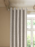 John Lewis Hidcote Weave Pair Lined Eyelet Curtains - W167 x D137cm - Putty