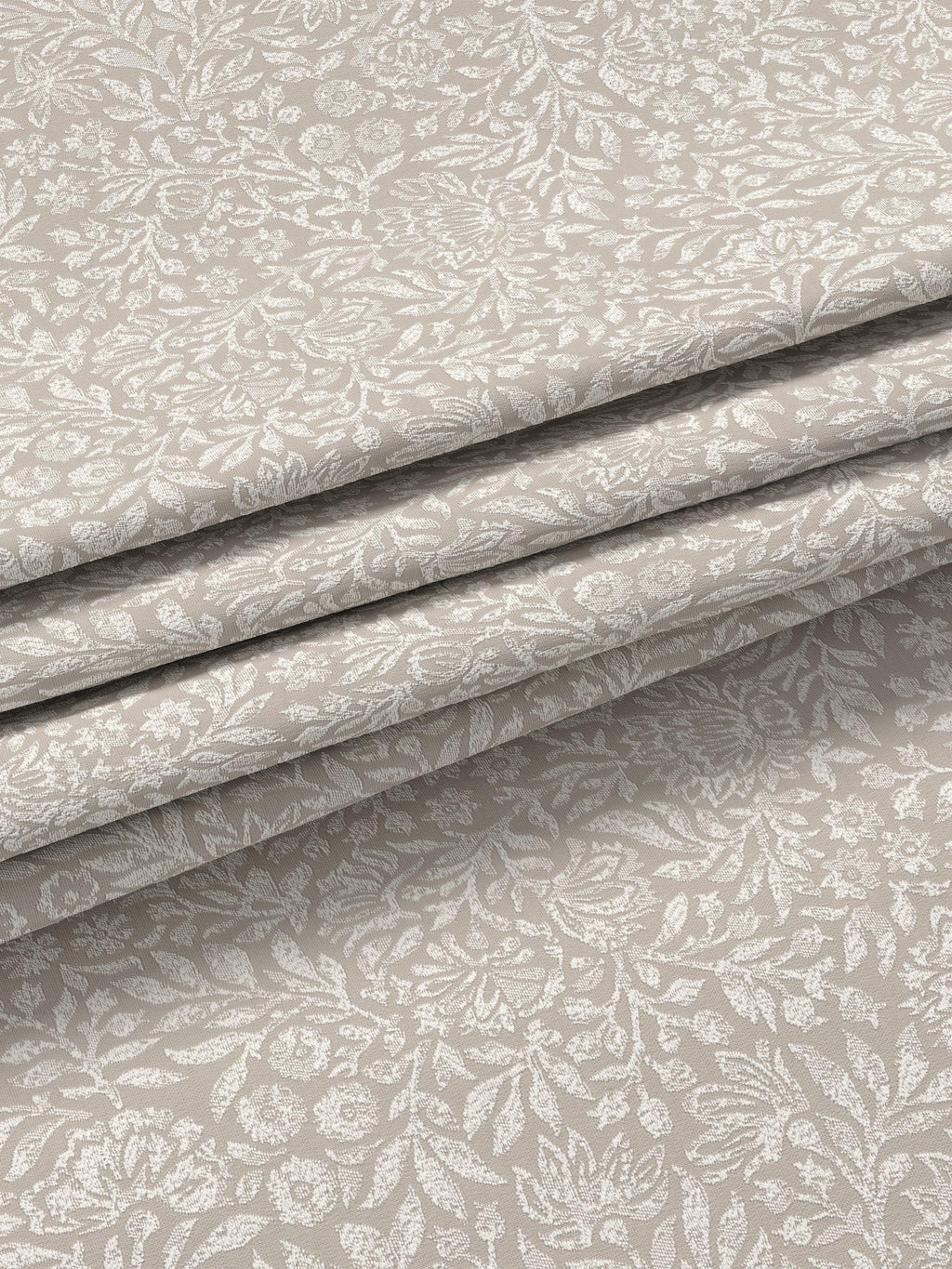John Lewis Hidcote Weave Pair Lined Eyelet Curtains - W167 x D137cm - Putty