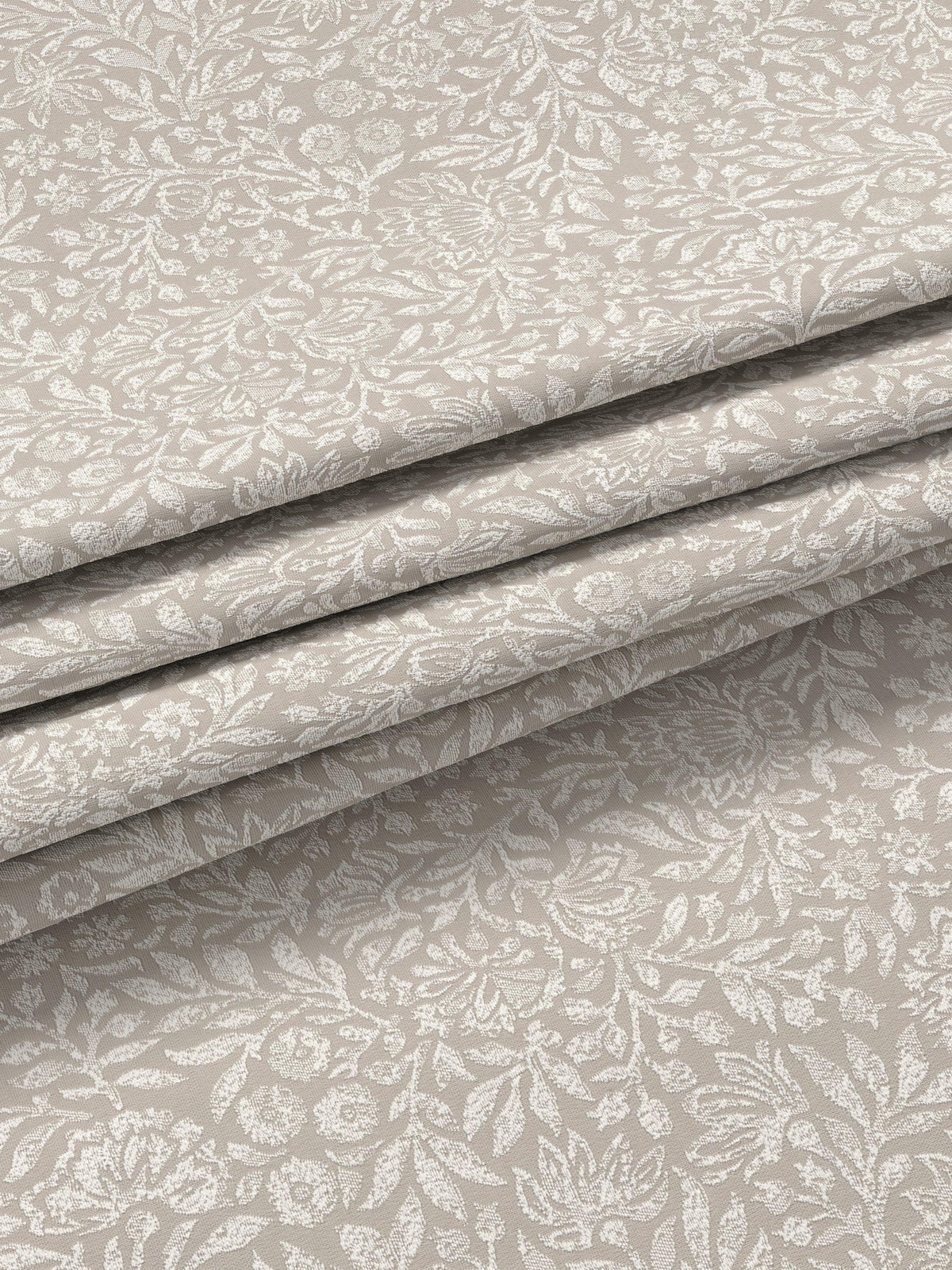 John Lewis Hidcote Weave Pair Lined Eyelet Curtains W167 x D182cm - Putty