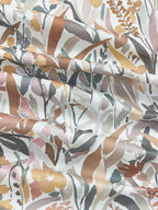 John Lewis Penelope Pair Lined Pencil Pleat Curtains 228 x 137cm - Plaster