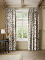John Lewis Penelope Pair Lined Pencil Pleat Curtains 228 x 137cm - Plaster