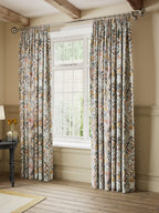 John Lewis Penelope Lined Pencil Pleat Curtains W228 x D274cm - Plaster
