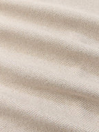 John Lewis Brushed Herringbone Lined Pencil Pleat Curtains Alabaster 228x182