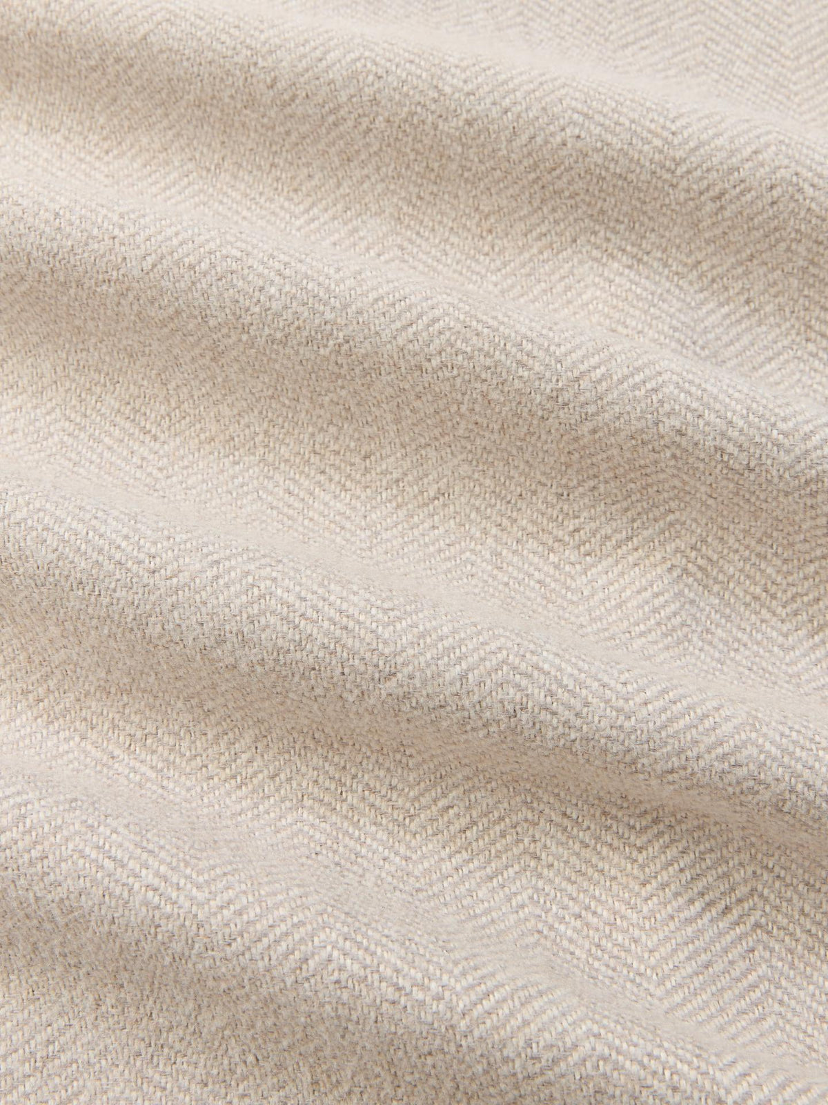 John Lewis Brushed Blackout Pencil Pleat Curtains W167 x D182cm - Alabaster