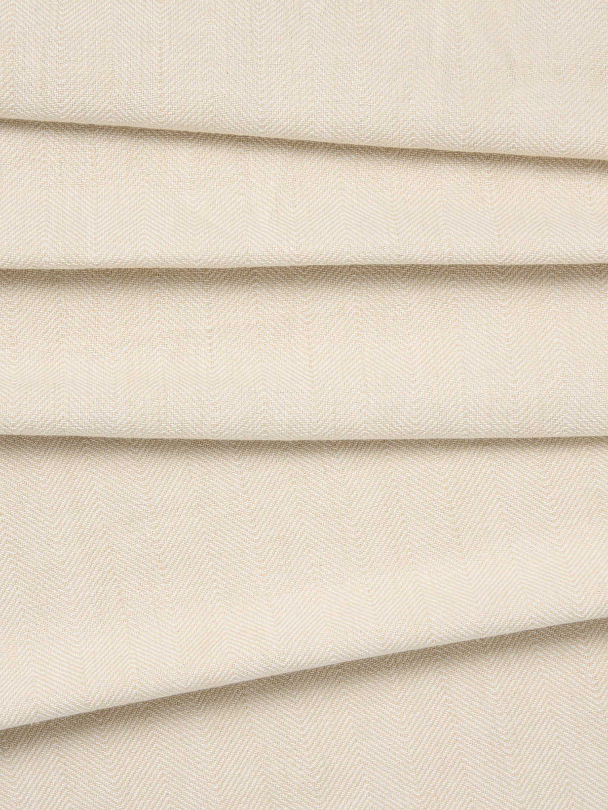 John Lewis Cotton Herringbone Pencil Pleat Curtains Parchment - 228 x 137cm