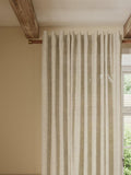 John Lewis Premium Slot Top/Hidden Tab Voile Panel - Natural W280 x D274 cm
