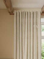 John Lewis Premium Slot Top/Hidden Tab Voile Panel - Natural W280 x D274 cm