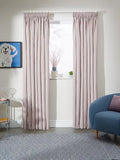 John Lewis Textured Pair Thermal Lined Curtains W228 x D228cm - Rose Pink - Kazoop 