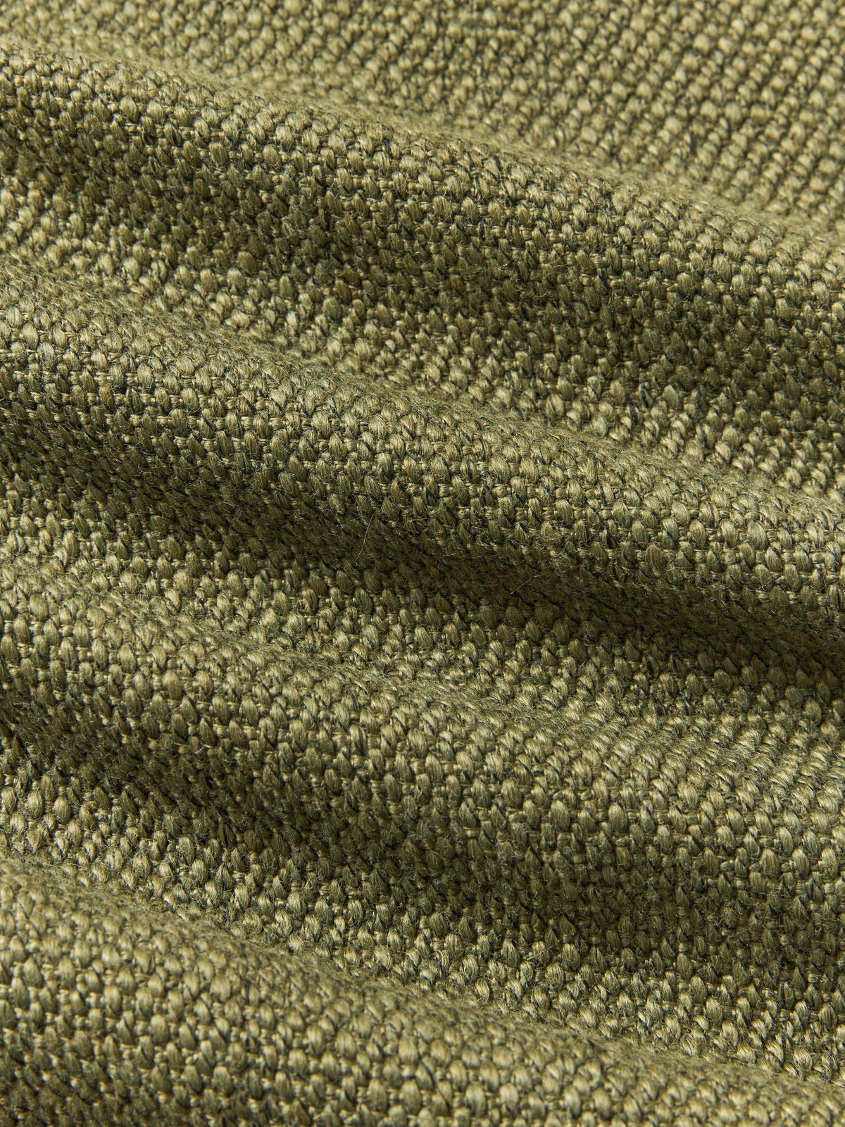 John Lewis Rustic Basketweave Pencil Pleat Curtains W167 x D228cm - Avocado