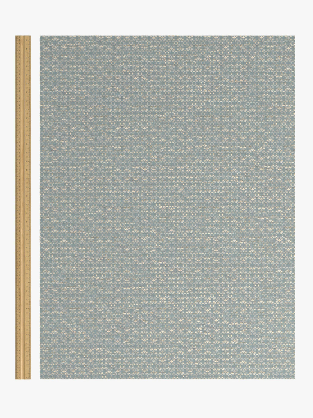 John Lewis Rona Weave Pair Lined Eyelet Curtain - 167 x 228cm - Duck Egg
