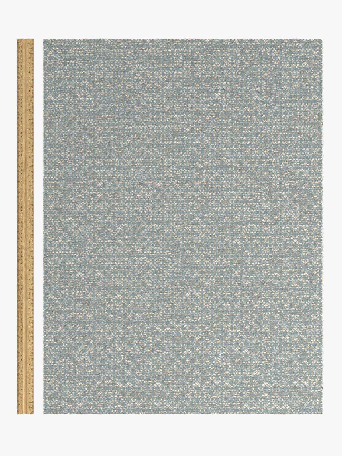 John Lewis Rona Weave Lined Geometric Eyelet Curtains - Duck Egg 228 x 228cm