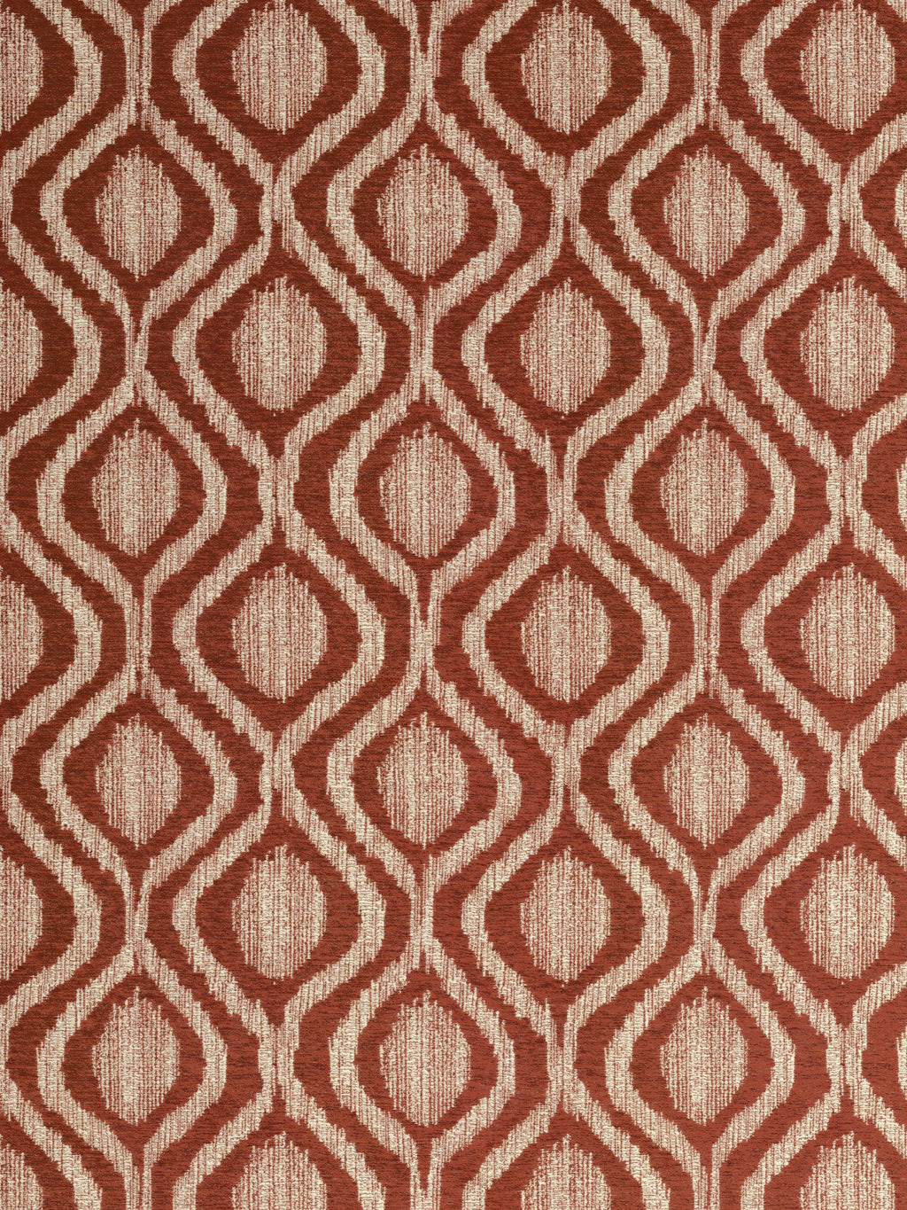 John Lewis Trellis Weave Pair Lined Eyelet Curtains W167 x D182cm - Auburn