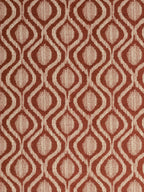 John Lewis Trellis Weave Pair Lined Eyelet Curtains W167 x D182cm - Auburn