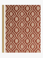 John Lewis Trellis Weave Pair Lined Eyelet Curtains W167 x D182cm - Auburn