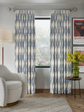 John Lewis Alta Weave Lined Pencil Pleat Curtains - Bluestone - 167 x 182cm
