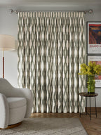 John Lewis Alta Weave Lined Pencil Pleat Curtains W167 x D228cm - Avocado