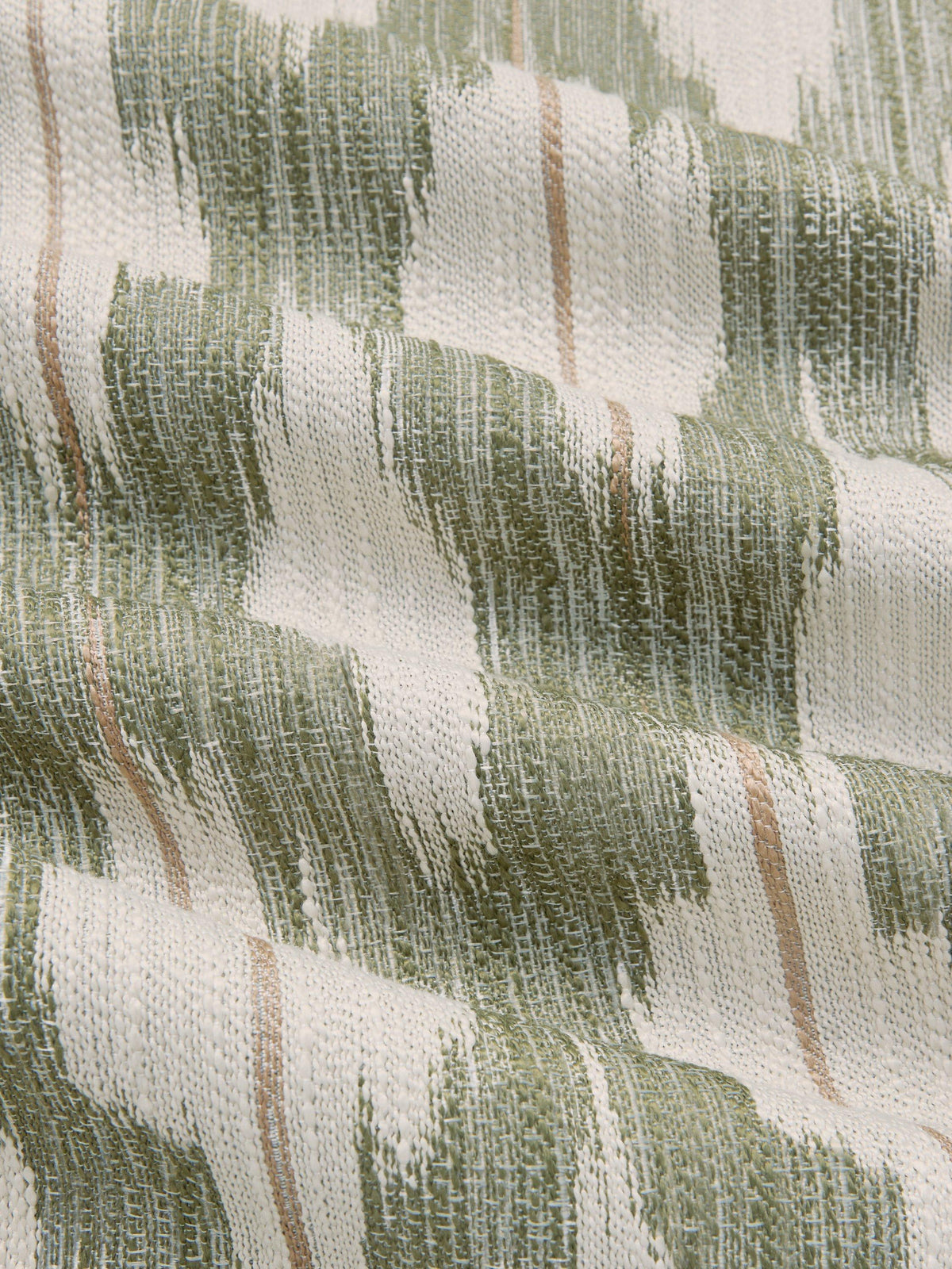 John Lewis Alta Weave Lined Pencil Pleat Curtains W167 x D228cm - Avocado