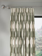 John Lewis Alta Weave Lined Pencil Pleat Curtains W167 x D228cm - Avocado