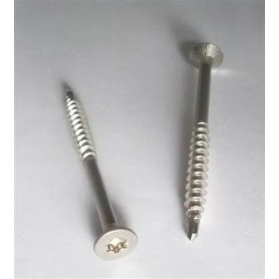 Self Drilling Countersunk Stainless Steel Torx Head Screw x 60mm (Box of 100)