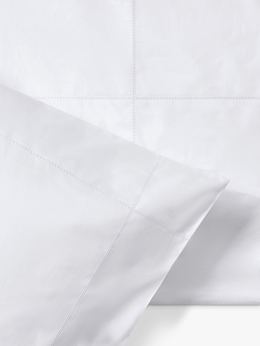 Jasper Conran London Supima 500TC Satin Flat Bed Sheet - Super King - White
