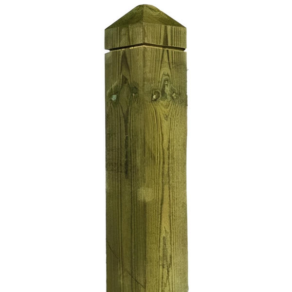 Planed Bollard / Grooved Top