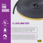 20 ft. Silicone Gasket Seal for Doors and Windows
