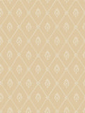 Cole & Son Alma Indoor Trellis Wallpaper - 10.05m x 53cm - Yellow/Soft Ochre