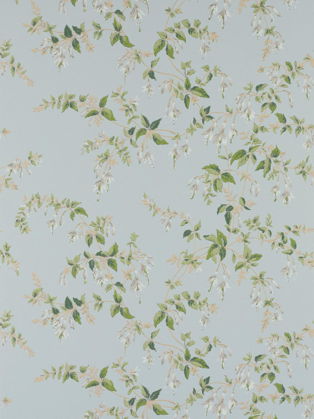 Colefax and Fowler Fuchsia Indoor Wallpaper Roll - 68.5cm x 10.5m - Old Blue