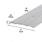 Aluminum Commercial Flat-Profile Threshold