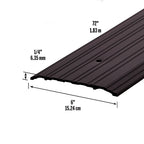 Aluminum Commercial Flat-Profile Threshold