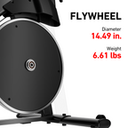 DeerRun S500 Pro King Size Indoor Exercise Bike for Tall Riders 32 Magnetic Adjustable Resistance, LED Screen