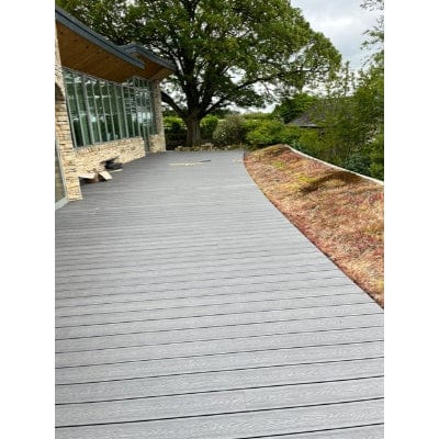 DDecks Duro360 Composite Bullnose Woodgrain Effect Decking Board 138mm x 22.5mm x 2.5m  - All Colours