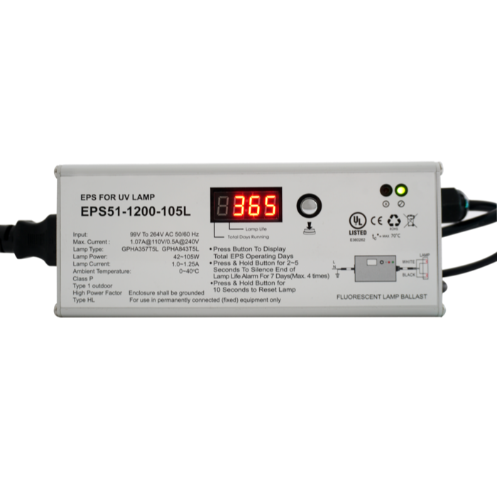 3" Lifegard Pro-MAX High Output Amalgam Germicidal UV - 55 Watts