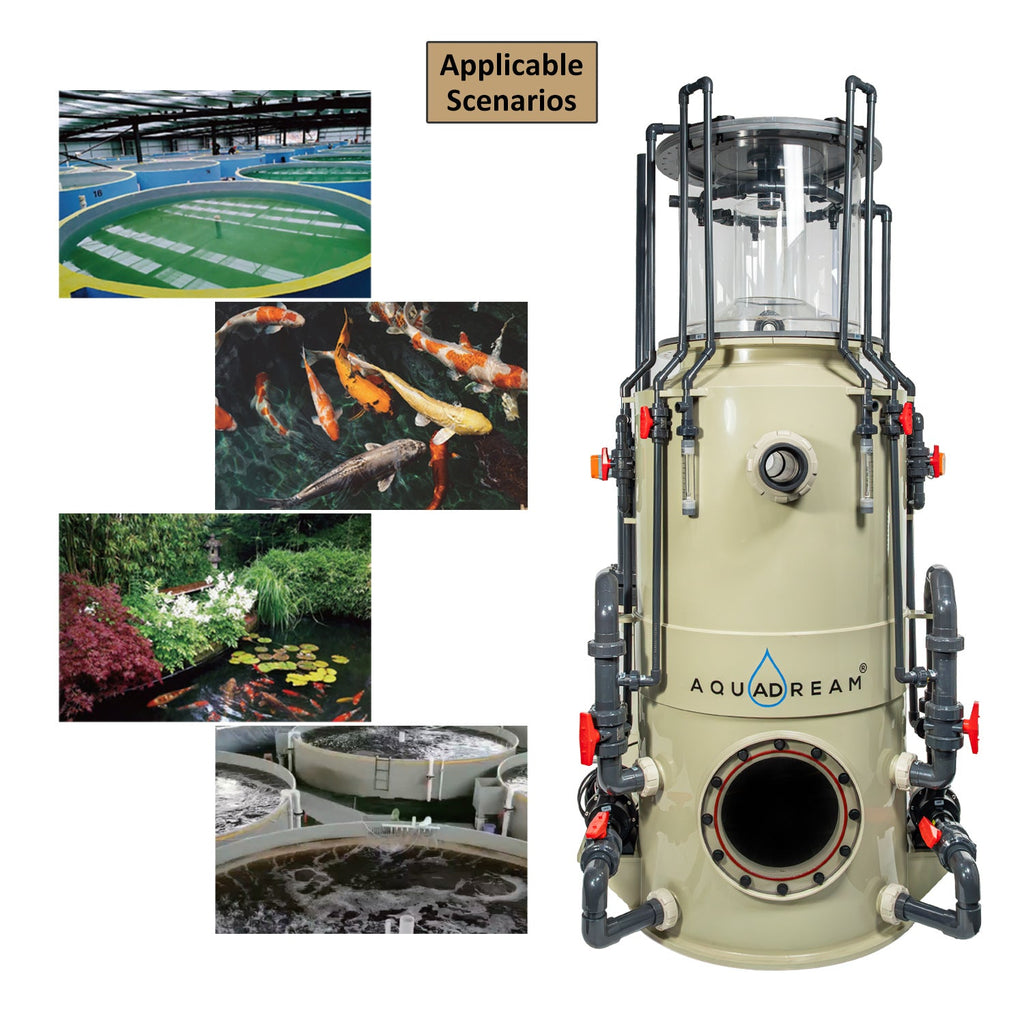 Aqua Dream STP-750 Protein Skimmer with Ozone-Enhanced Sterilization – High-Capacity Water Treatment for Ponds and Aquaculture