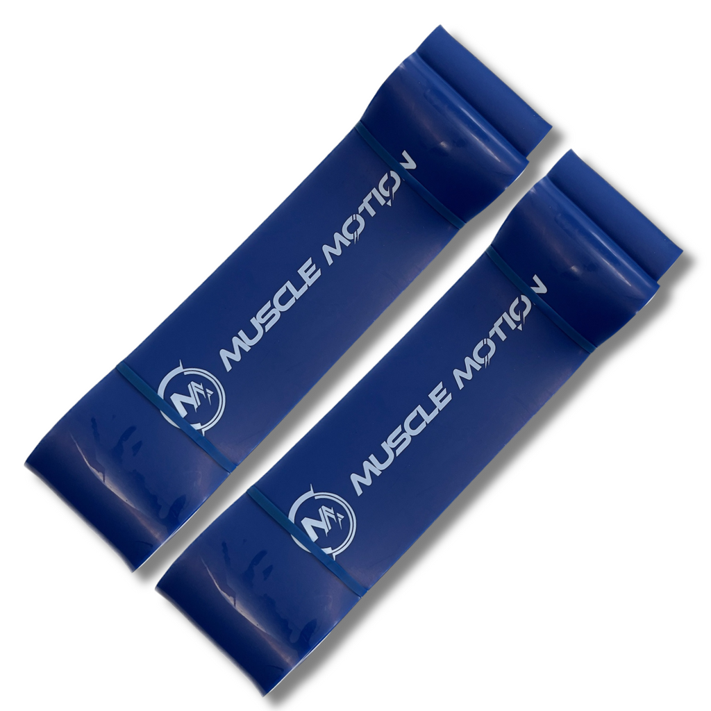 Muscle Motion Power Bands - 2 x Red, Black, Purple, Green & Blue Bands (Package Price)