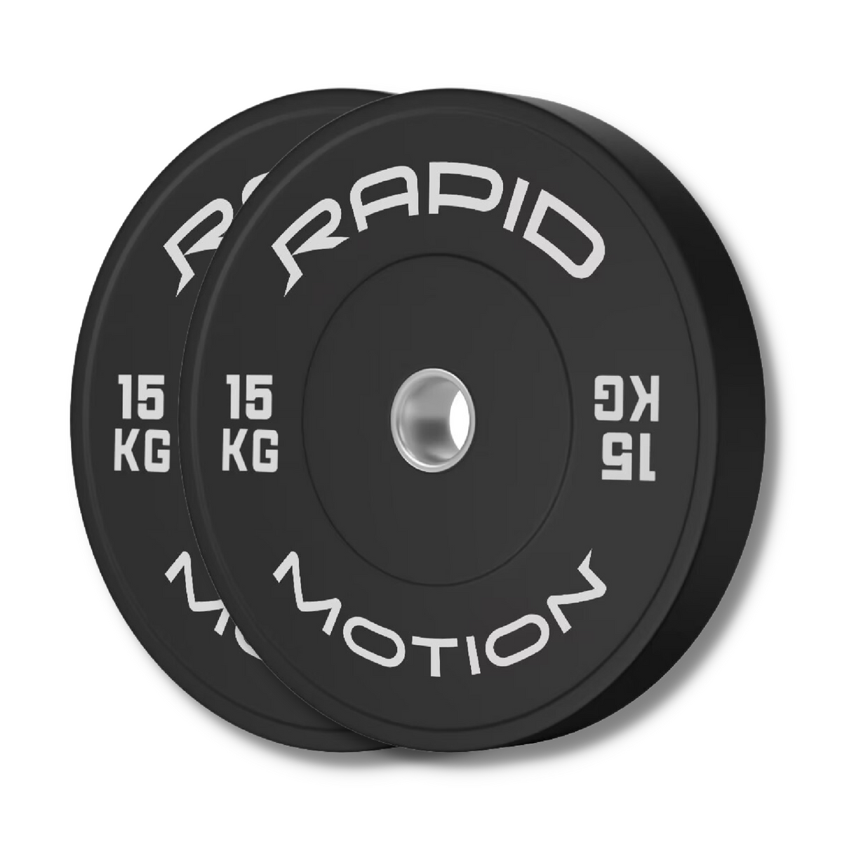 Rapid Motion Olympic Black Bumper Plates Package 70/100/150kg set