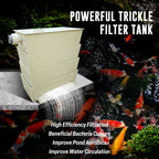Fish Pond Bakki Shower Trickle Filter Drip Box Filters Ponds Up To 6,720 Gallons At 7500 Gallons Per Hour (GPH)