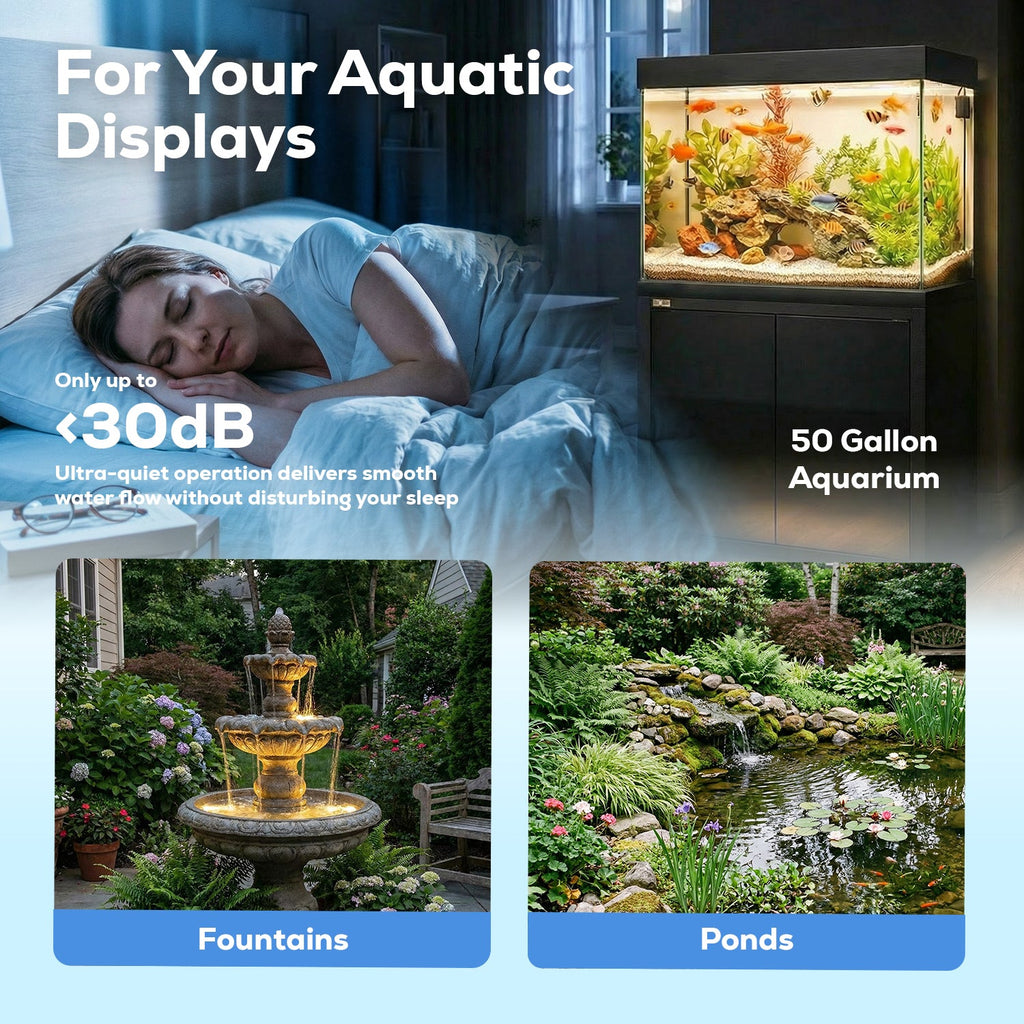 Aqua Dream 24V DC Eco Marine Aquarium Wave Water Pump 320 GPH