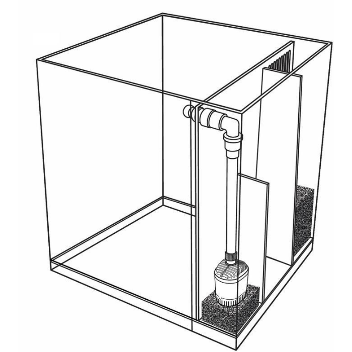 8.3 Gallons 45° Beveled Edge Low Iron Ultra Clear Aquarium