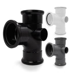 110mm Soil 90° Branch (Triple Socket)