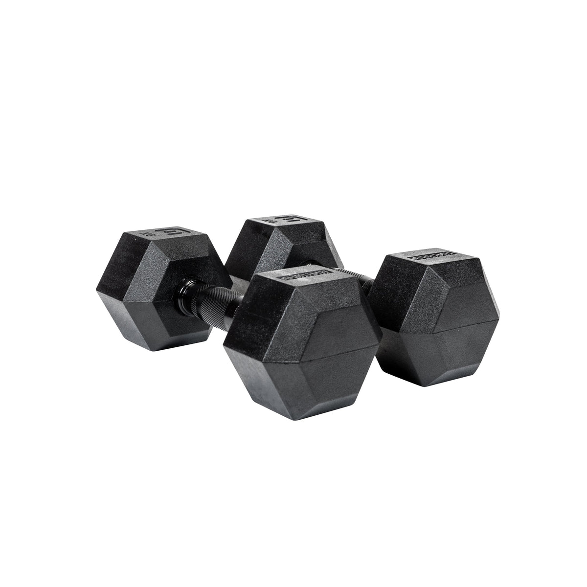 6kg Black Hex Dumbbell Pair