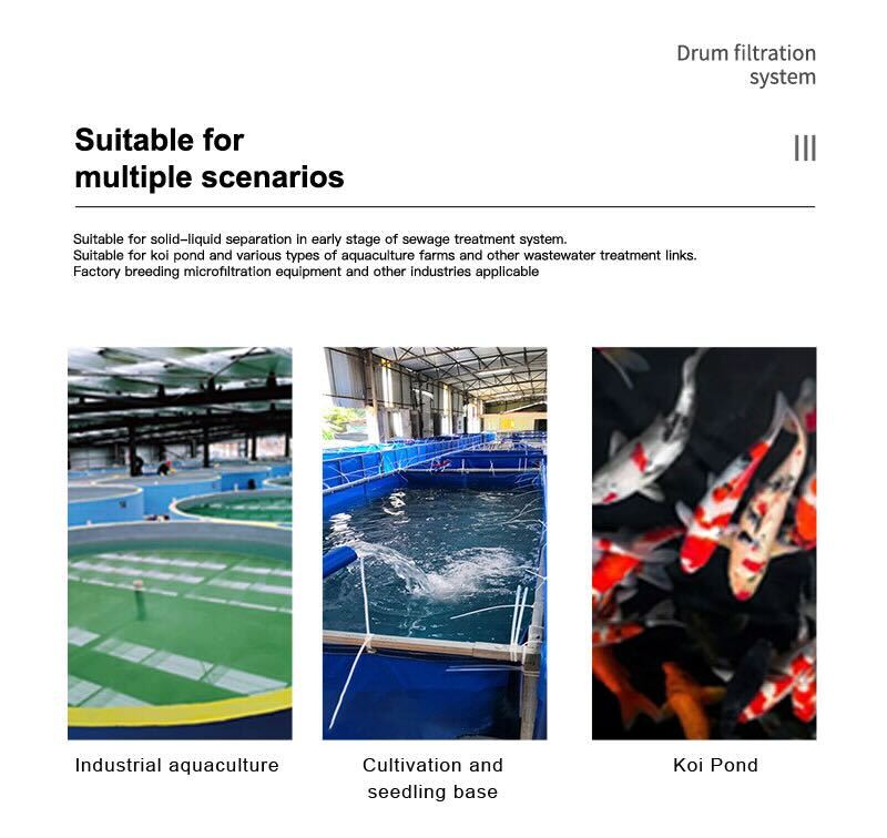Koi Pond Macro Drum Filtration System Filters Ponds Up To 71,850 Gallons At 80,700 Gallons Per Hour (GPH)