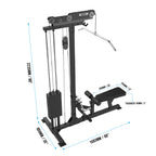 Lat Pulldown Low Row Weight Stack Tower