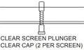 703 - Replacement H3 Screen Plunger & Cap Kit -Discontinued - see description for replacement option
