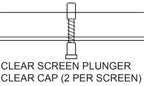 703 - Replacement H3 Screen Plunger & Cap Kit -Discontinued - see description for replacement option
